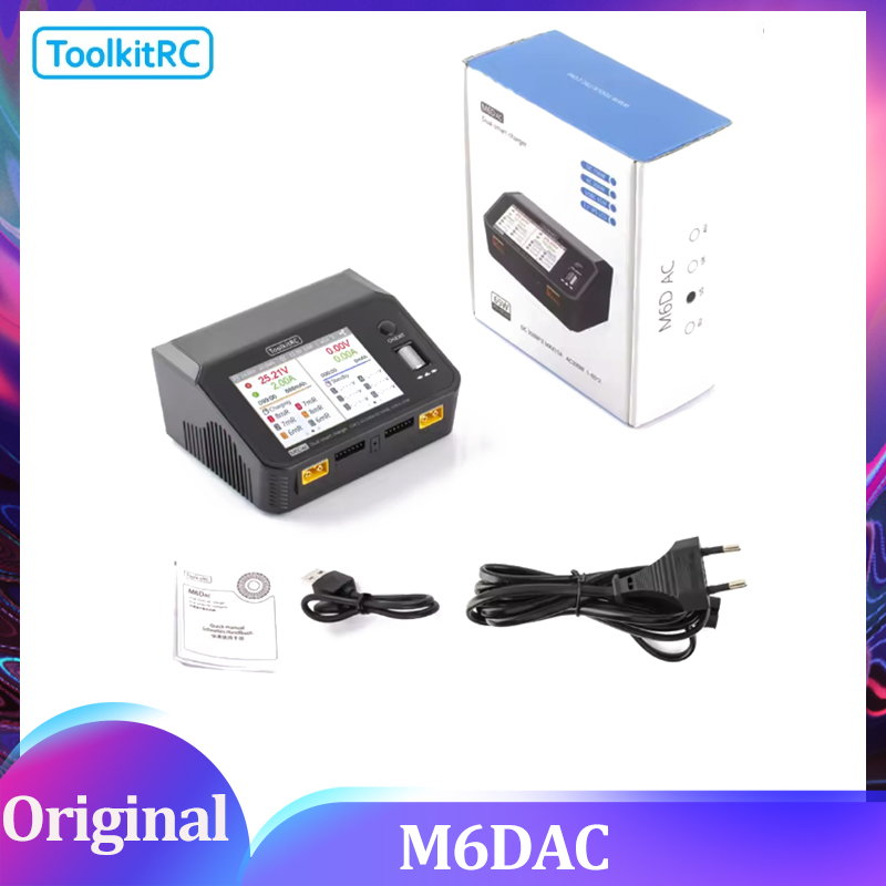 Toolkitrc M6Dac Smart Charger - Зарядное-разрядное устройство ToolkitRC M6DAC с двумя