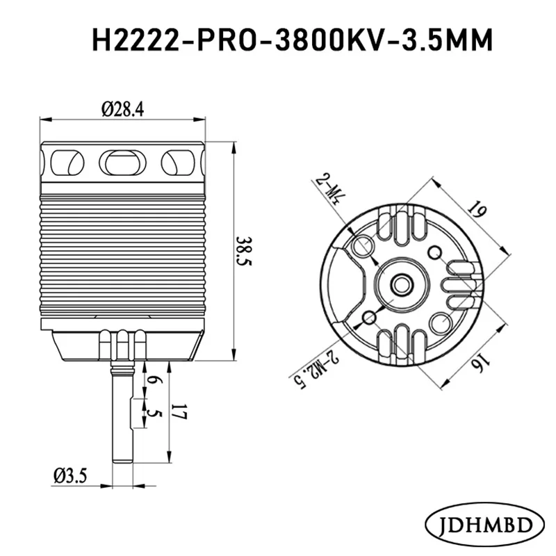 Бесколлекторный двигатель JDHM – обзор и цена 6S Lipo Battery 22.2V 5000Mah