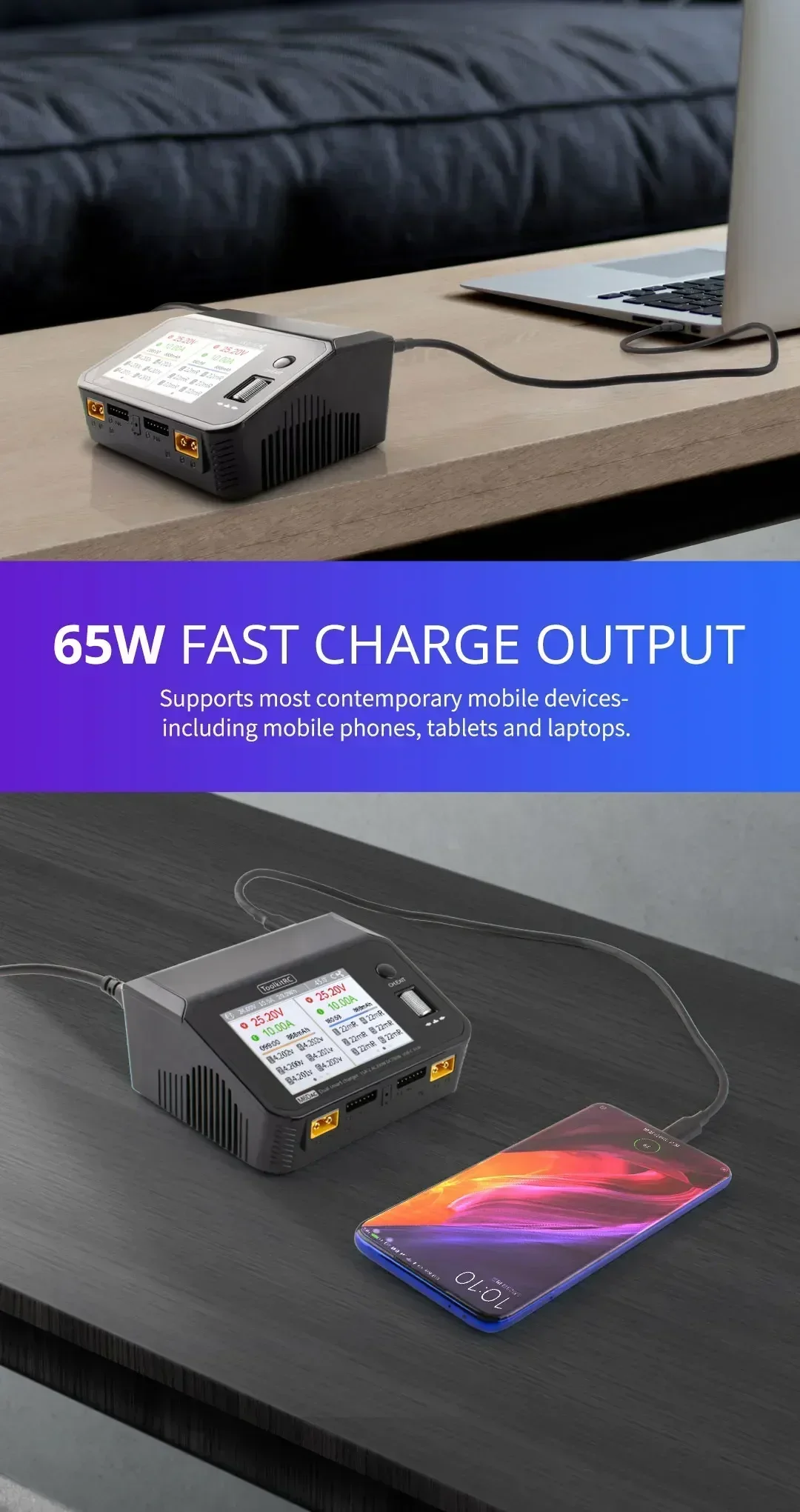 ToolkitRC M6DAC – интеллектуал – обзор и цена Toolkitrc M6Dac Smart Charger