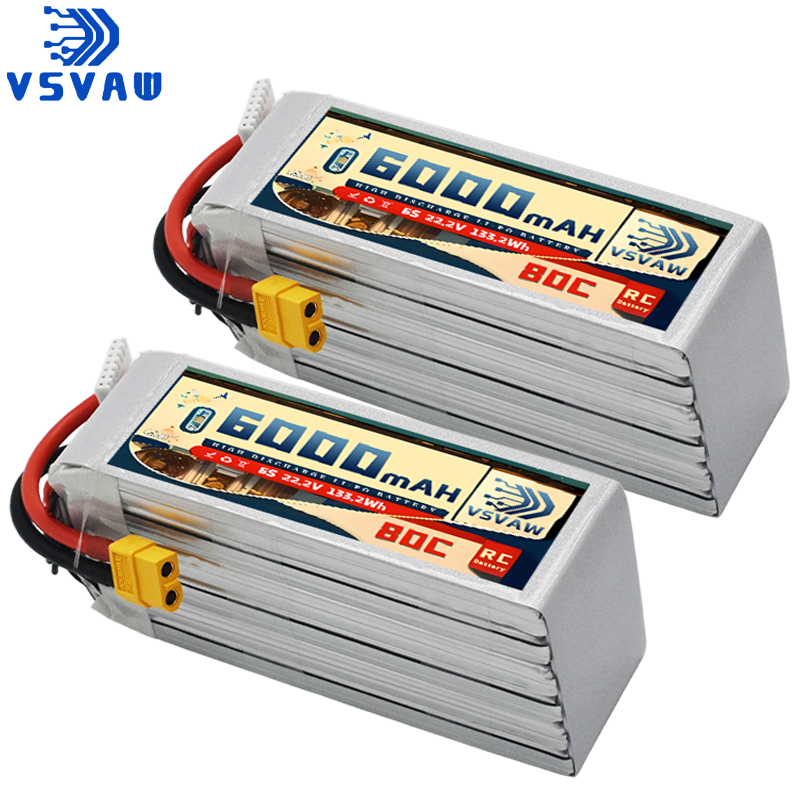 Аккумулятор VSVAW 6S LiPo 6000 – обзор и цена 6S Lipo Battery 22.2V 5000Mah