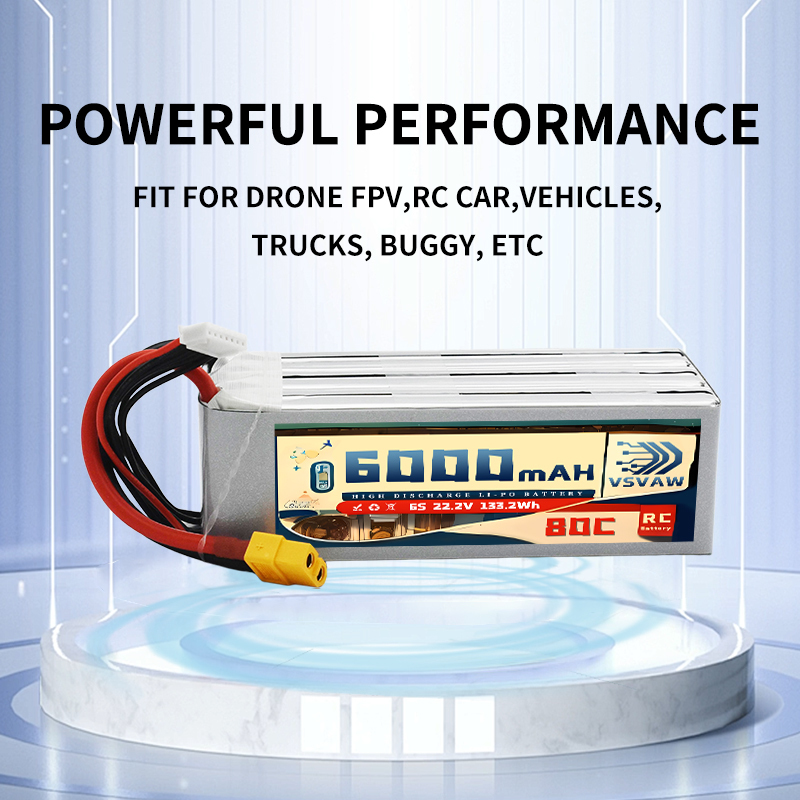 Аккумулятор VSVAW 6S LiPo 6000 – обзор и цена 6S Lipo Battery 22.2V 5000Mah