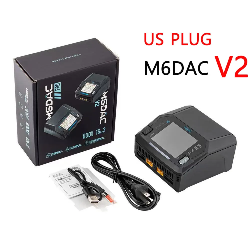 ToolkitRC M6DAC PRO V2 – двухк – обзор и цена Toolkitrc M6Dac Smart Charger