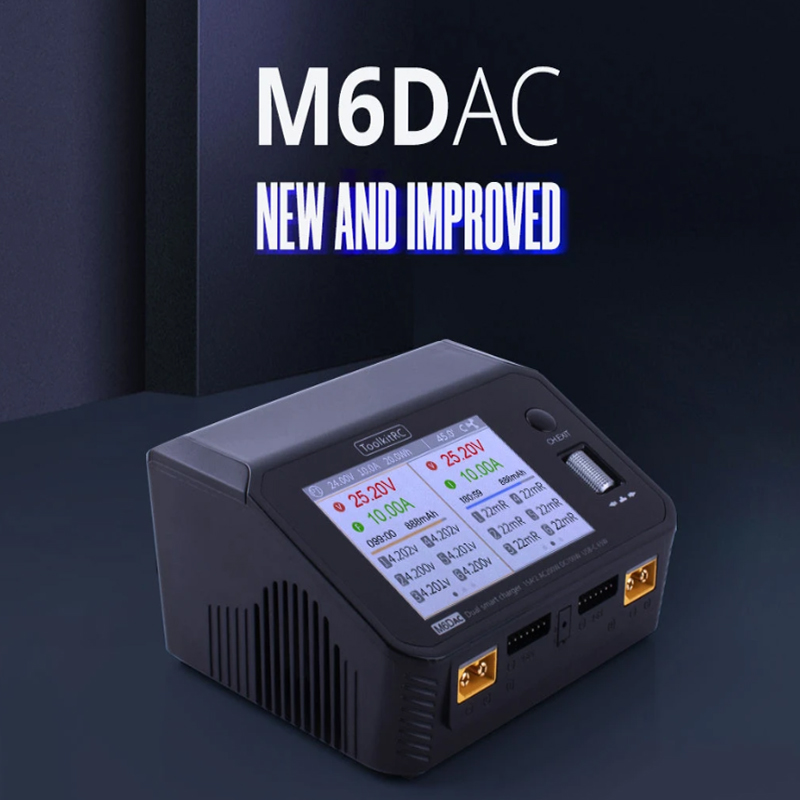 Зарядное-разрядное устройство  – обзор и цена Toolkitrc M6Dac Smart Charger